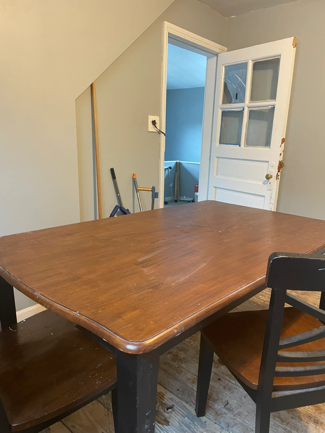Wooden Dining Table with Chairs - photo 2