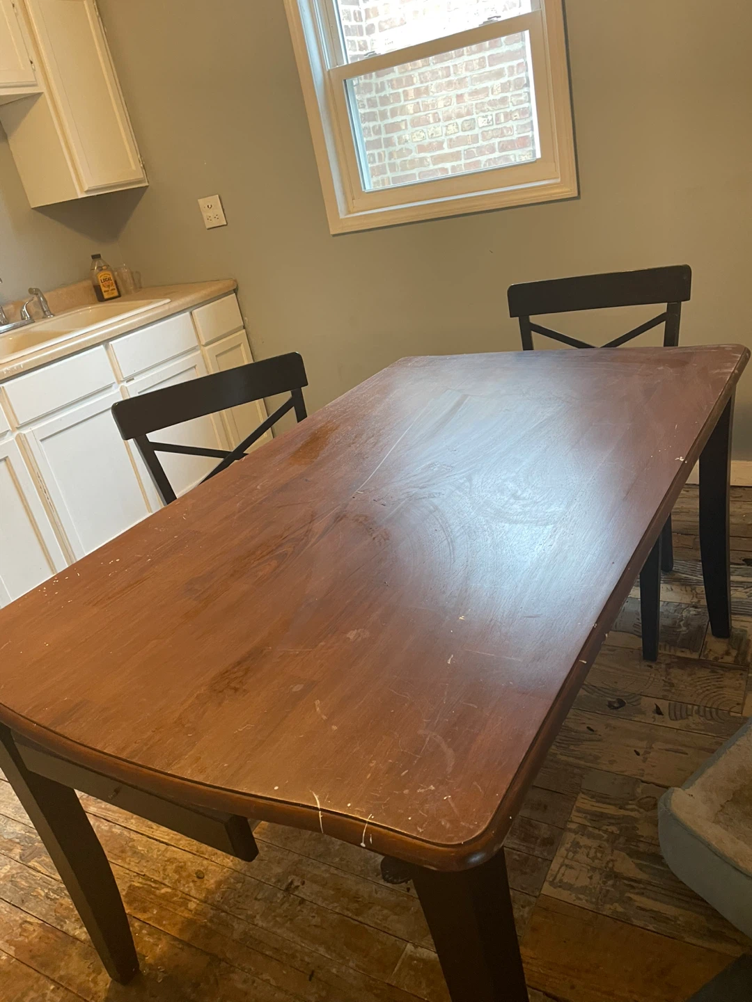 Wooden Dining Table with Chairs