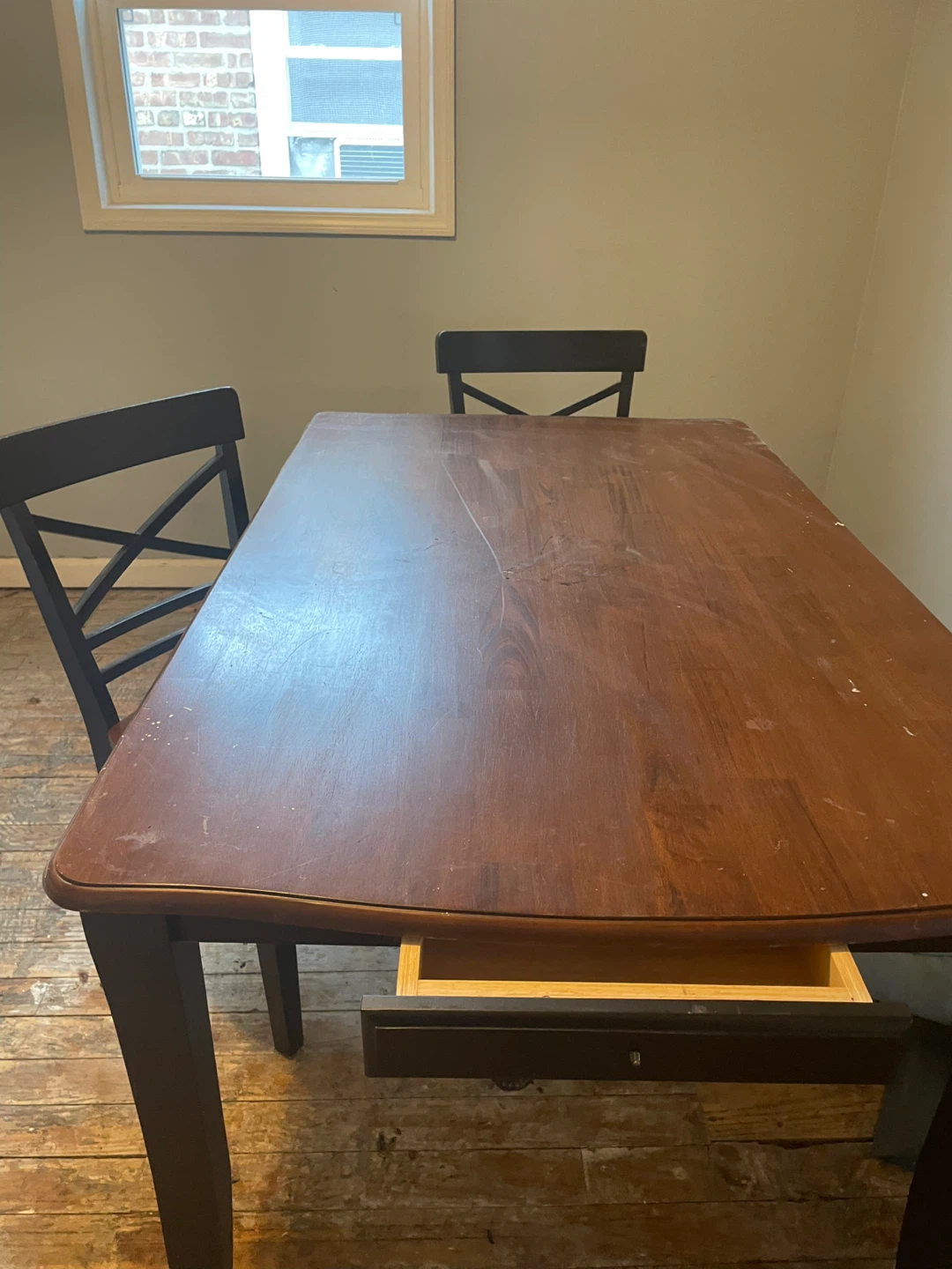 Wooden Dining Table with Chairs - photo 3