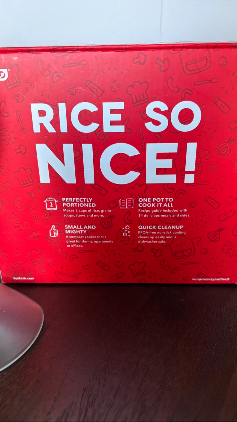 DASH Mini Rice Cooker - Perfect for Small Portions! - photo 3