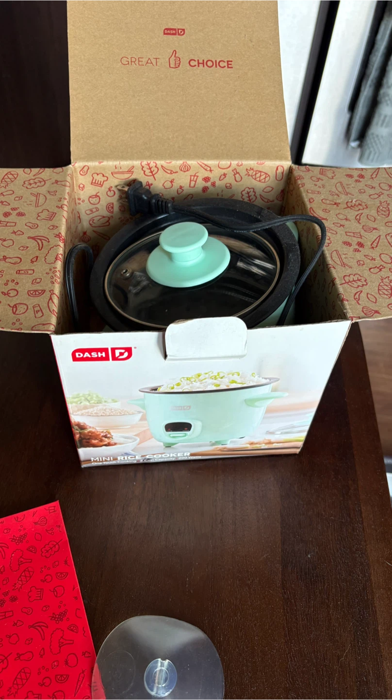 DASH Mini Rice Cooker - Perfect for Small Portions!
