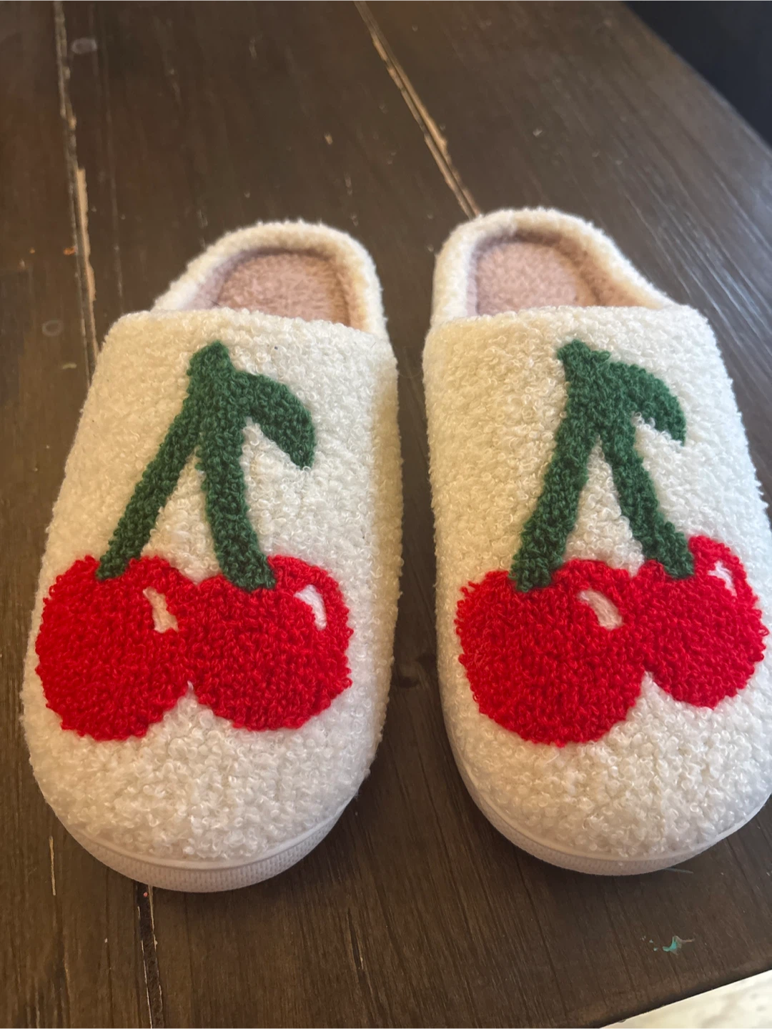 Cozy Cherry Slippers