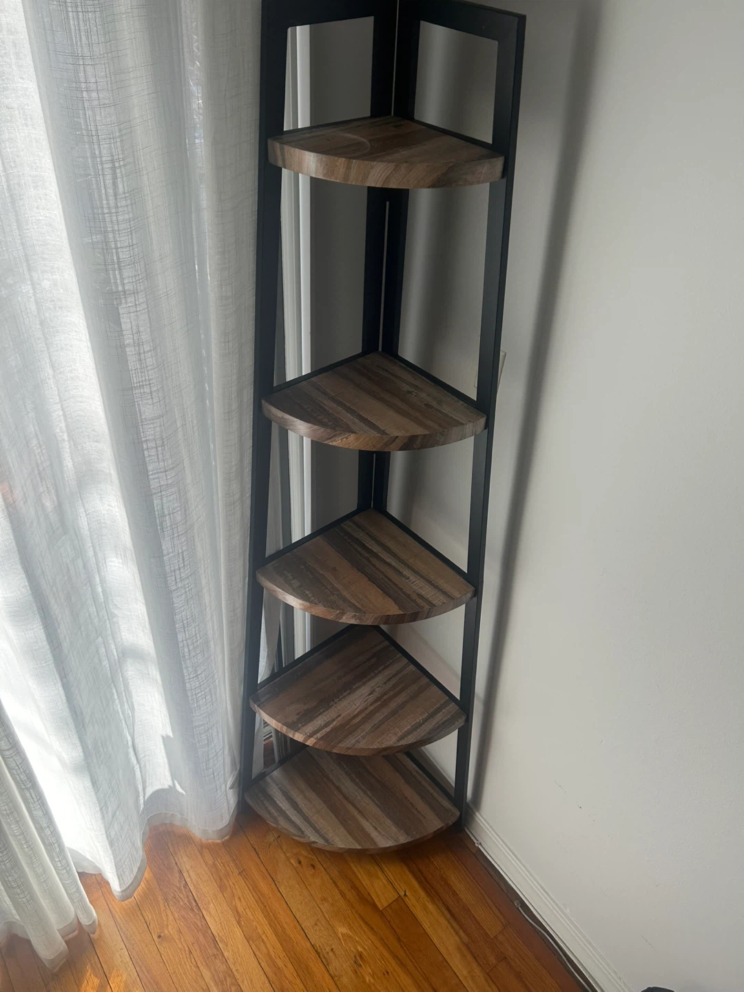 Corner Shelf - Wood & Metal - photo 3