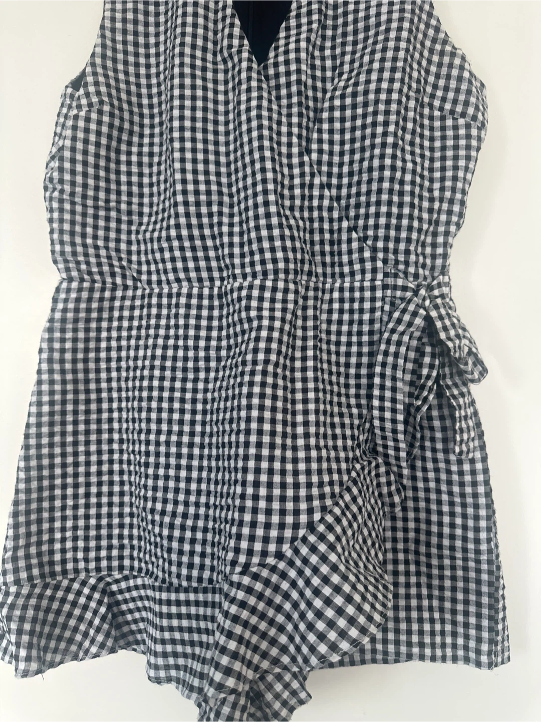 Gingham Romper - photo 2