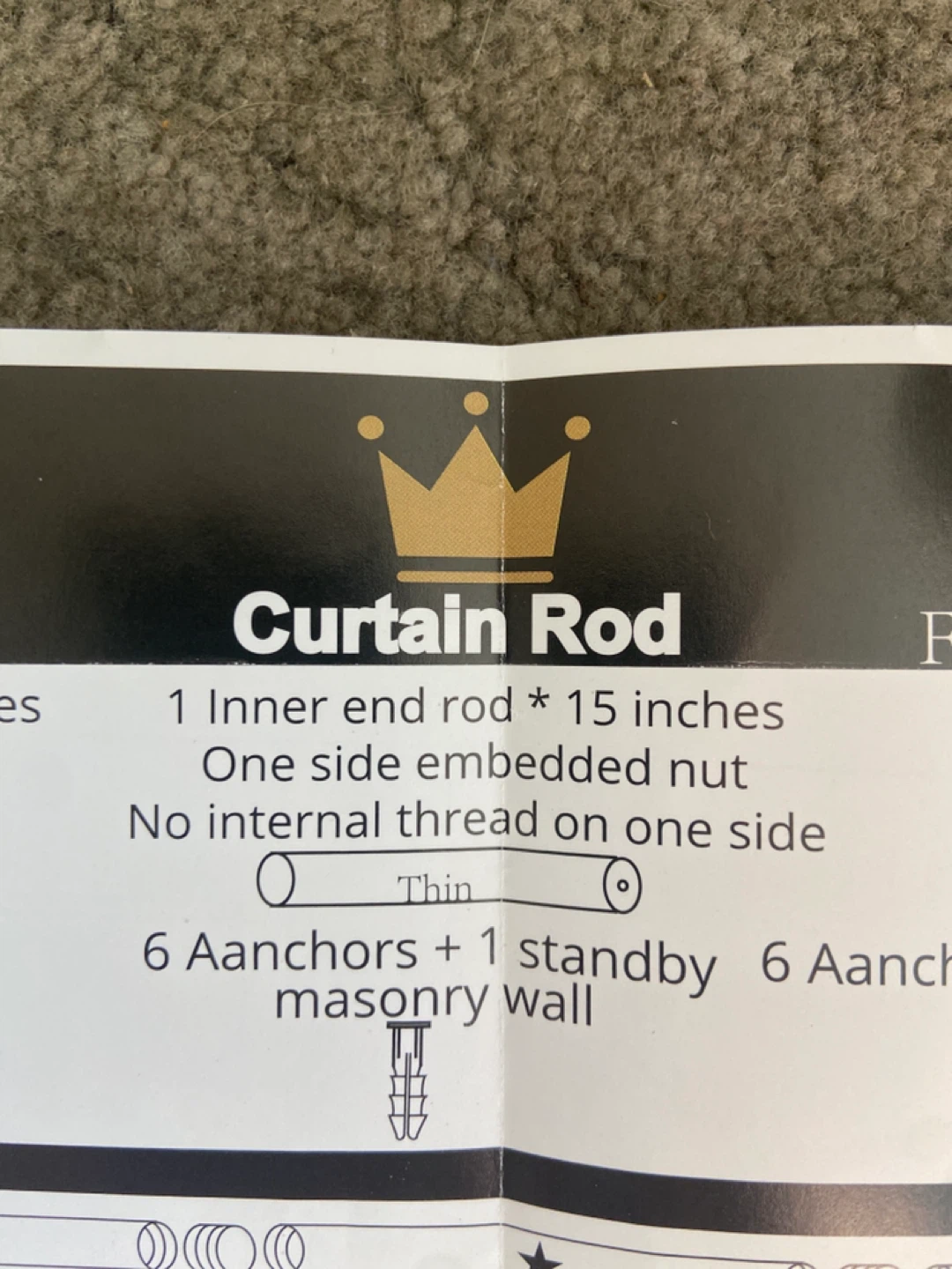 Beautihause Decorative Curtain Rod - photo 5