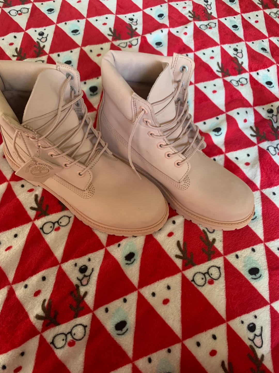 Timberland Waterproof Boots - Size 10- Pink - photo 2