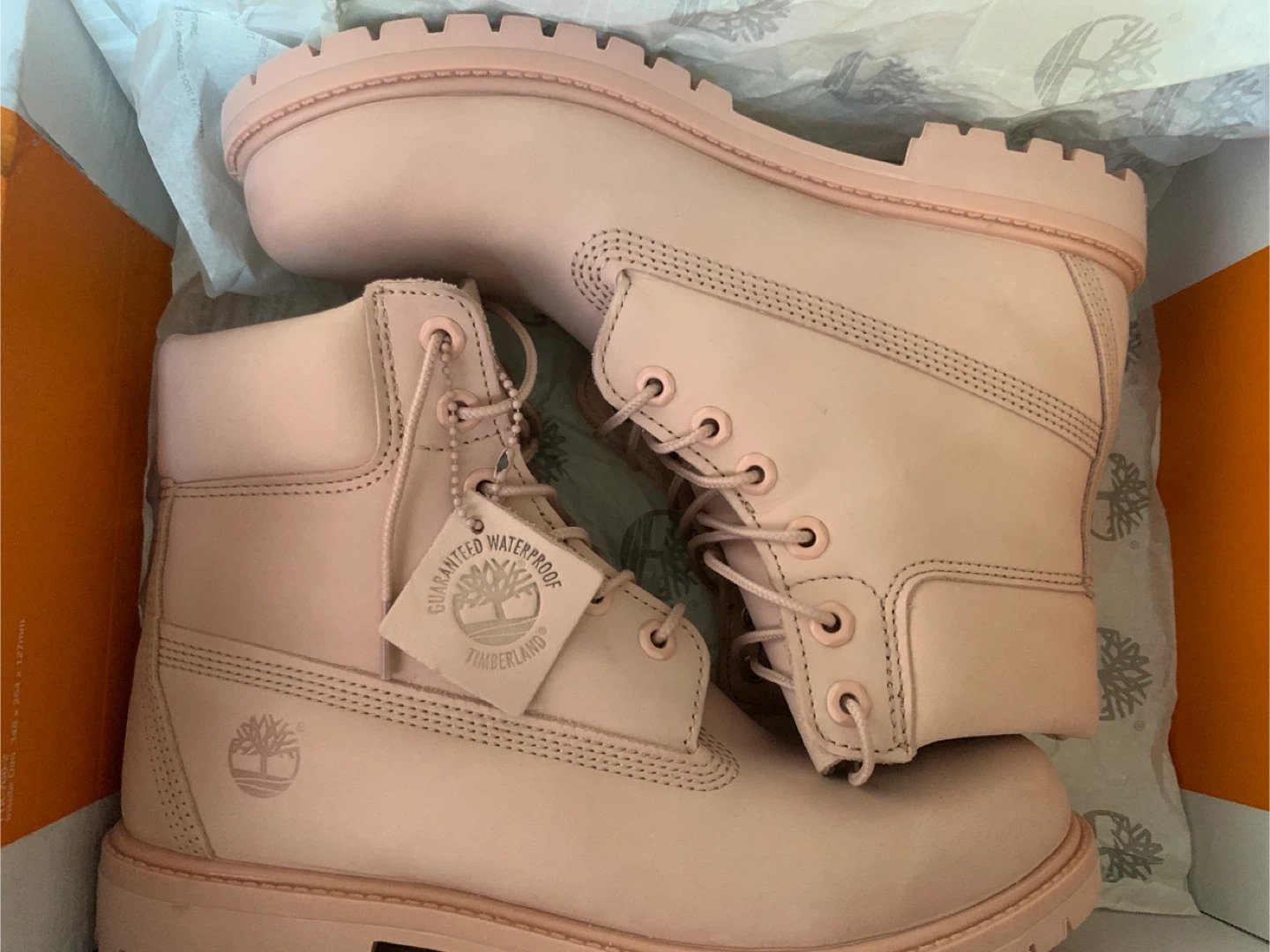 Timberland Waterproof Boots - Size 10- Pink - photo 4