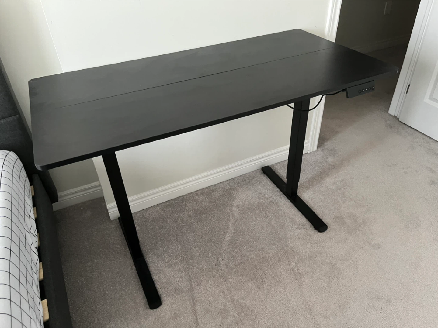 Black Adjustable Standing Desk