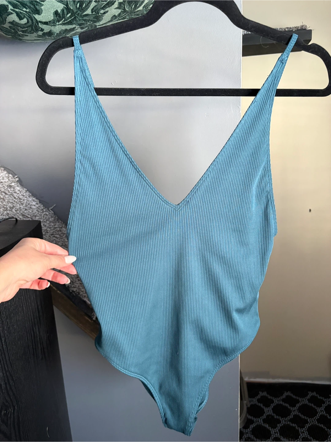 Forever 21 Blue Ribbed Bathing Suit - photo 2