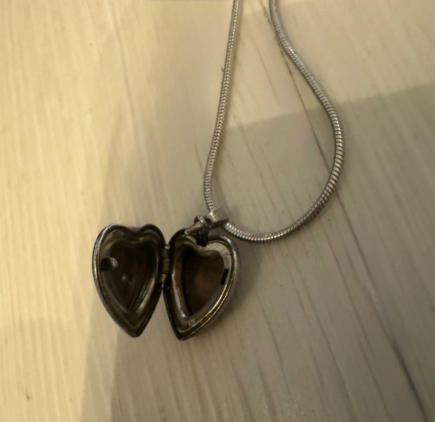 Sterling Silver Heart Locket Necklace - photo 2