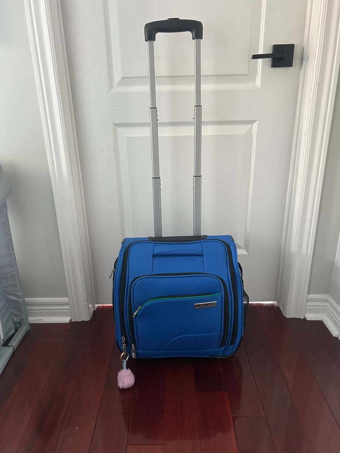 WestJet Blue Rolling Carry-On Luggage