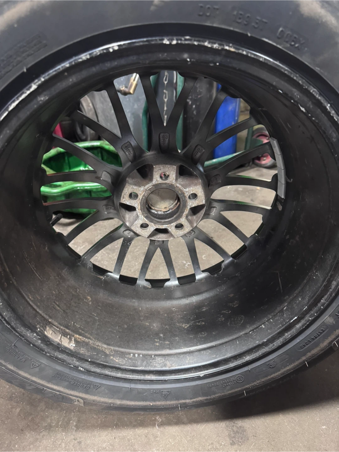 SPYN Black Alloy Wheel 17 inch , 100x5