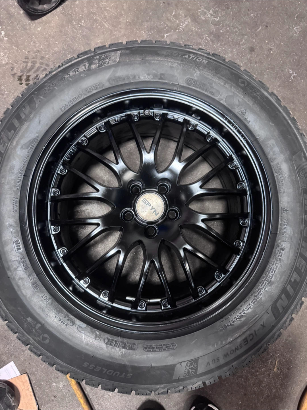SPYN Black Alloy Wheel 17 inch , 100x5 - photo 2