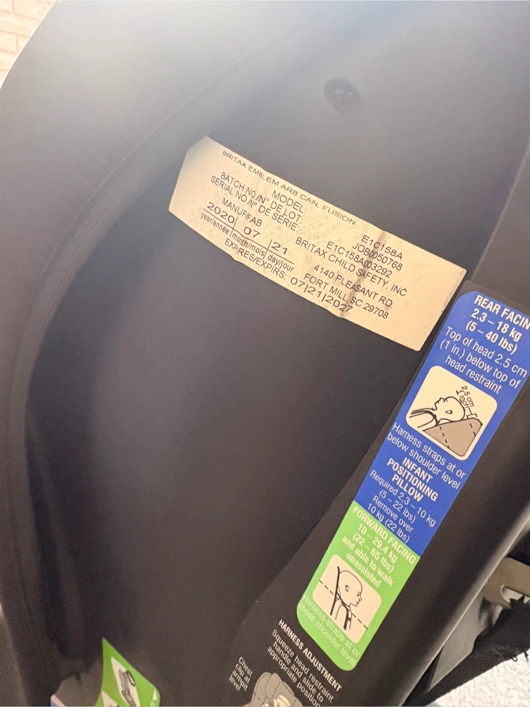 Britax Emblem Car Seat