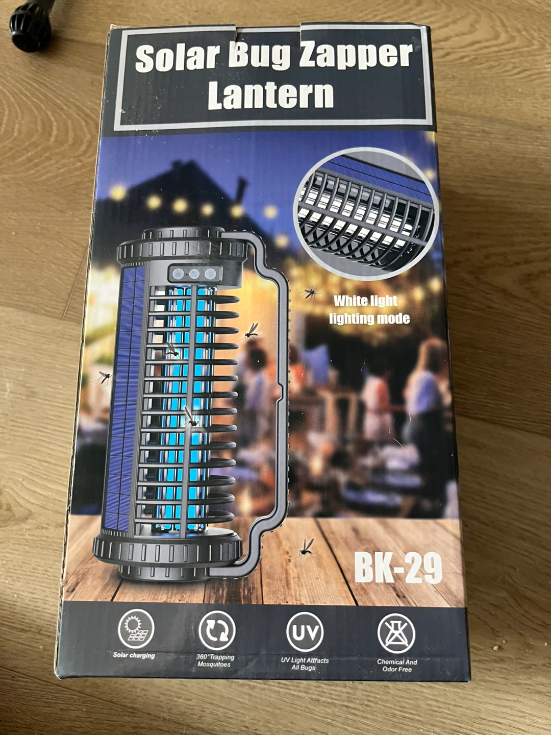 Solar Bug Zapper Lantern BK-29 - New in Box!