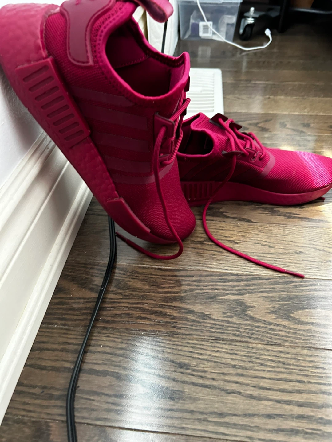 Adidas NMD_R1 Maroon Sneakers - photo 4