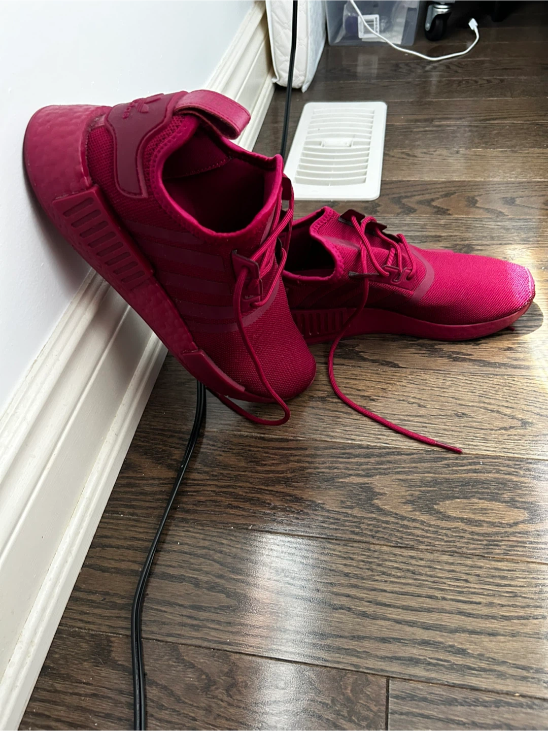 Adidas NMD_R1 Maroon Sneakers - photo 2
