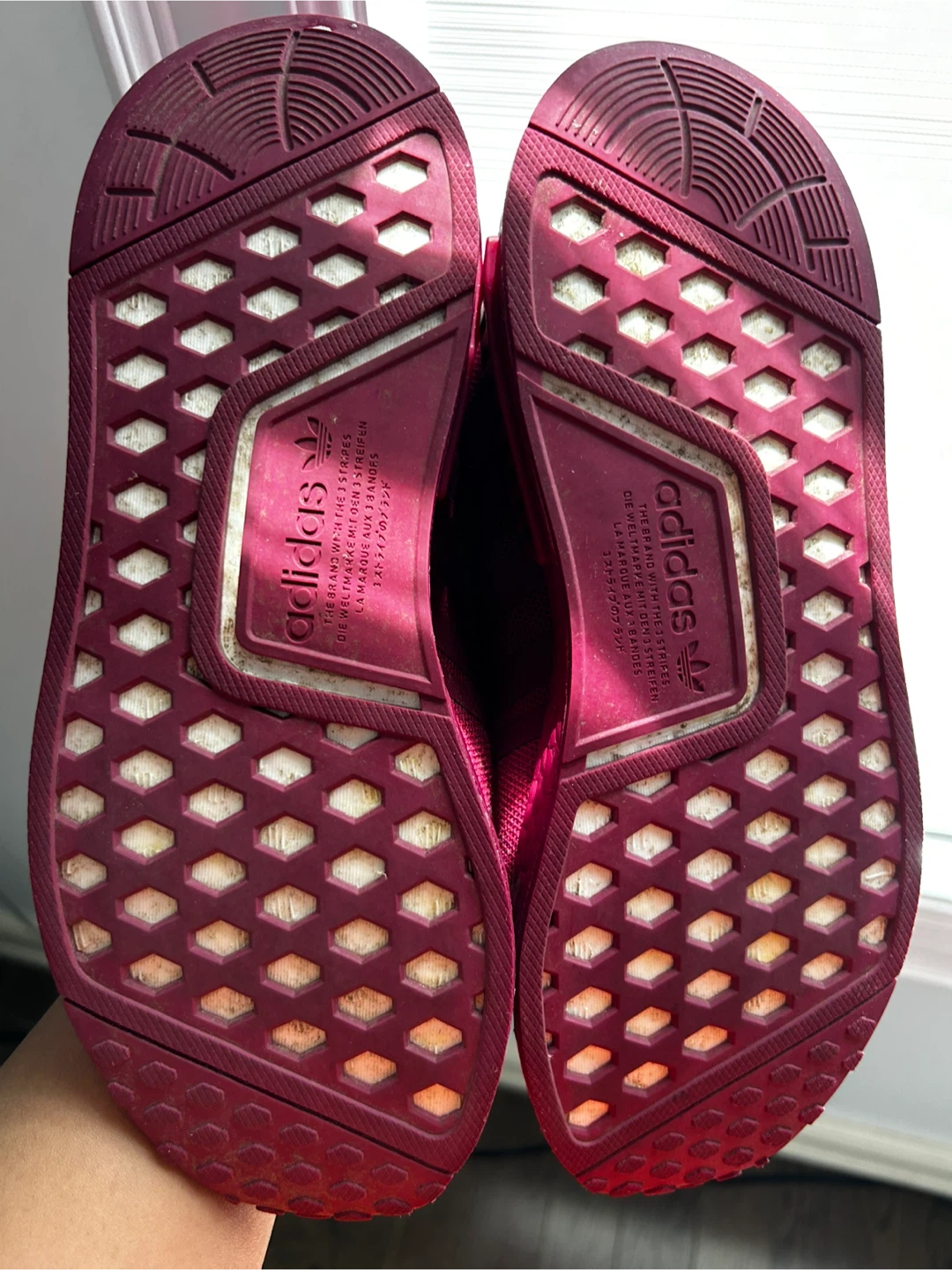 Adidas NMD_R1 Maroon Sneakers