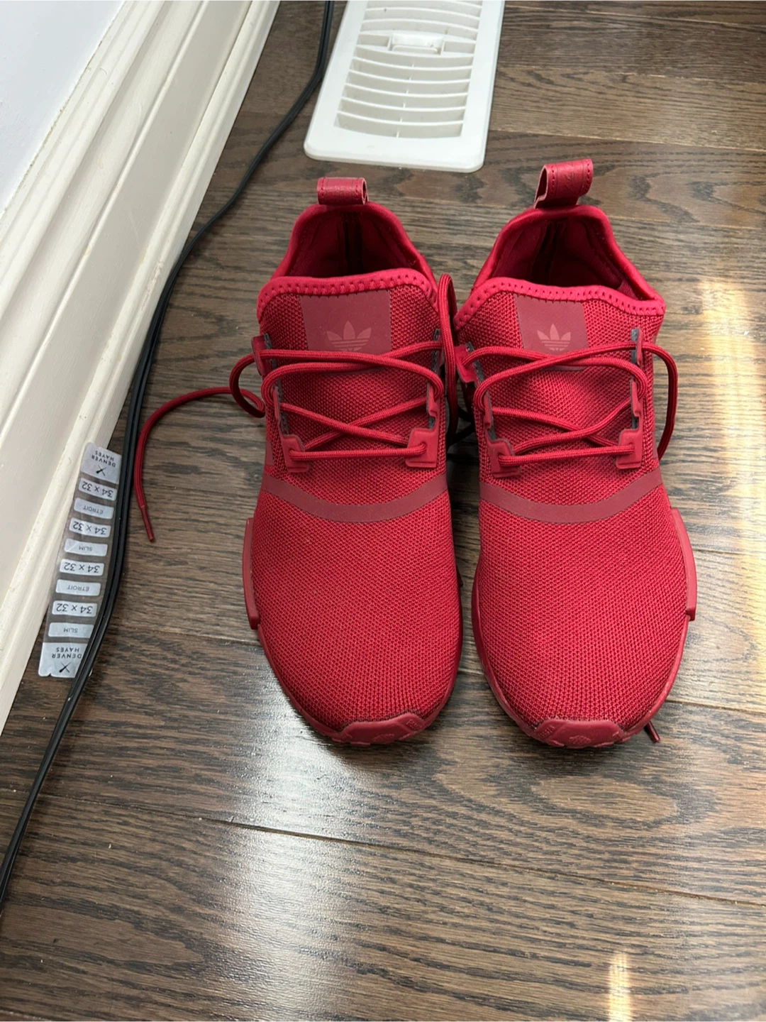 Adidas NMD_R1 Maroon Sneakers - photo 3
