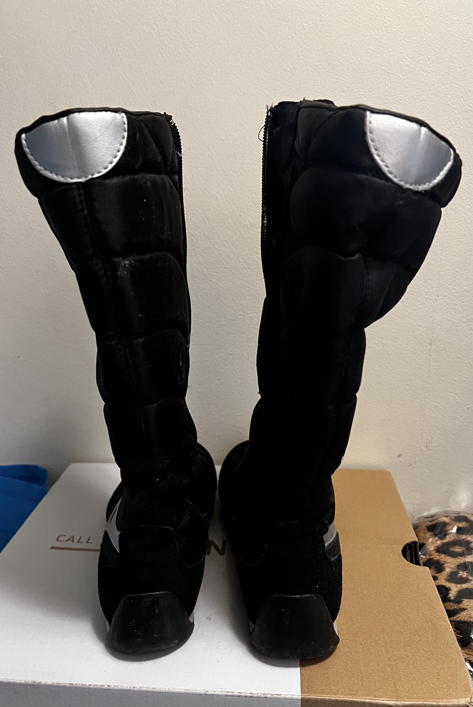 Roos Black Winter Boots-Size 7 - photo 3