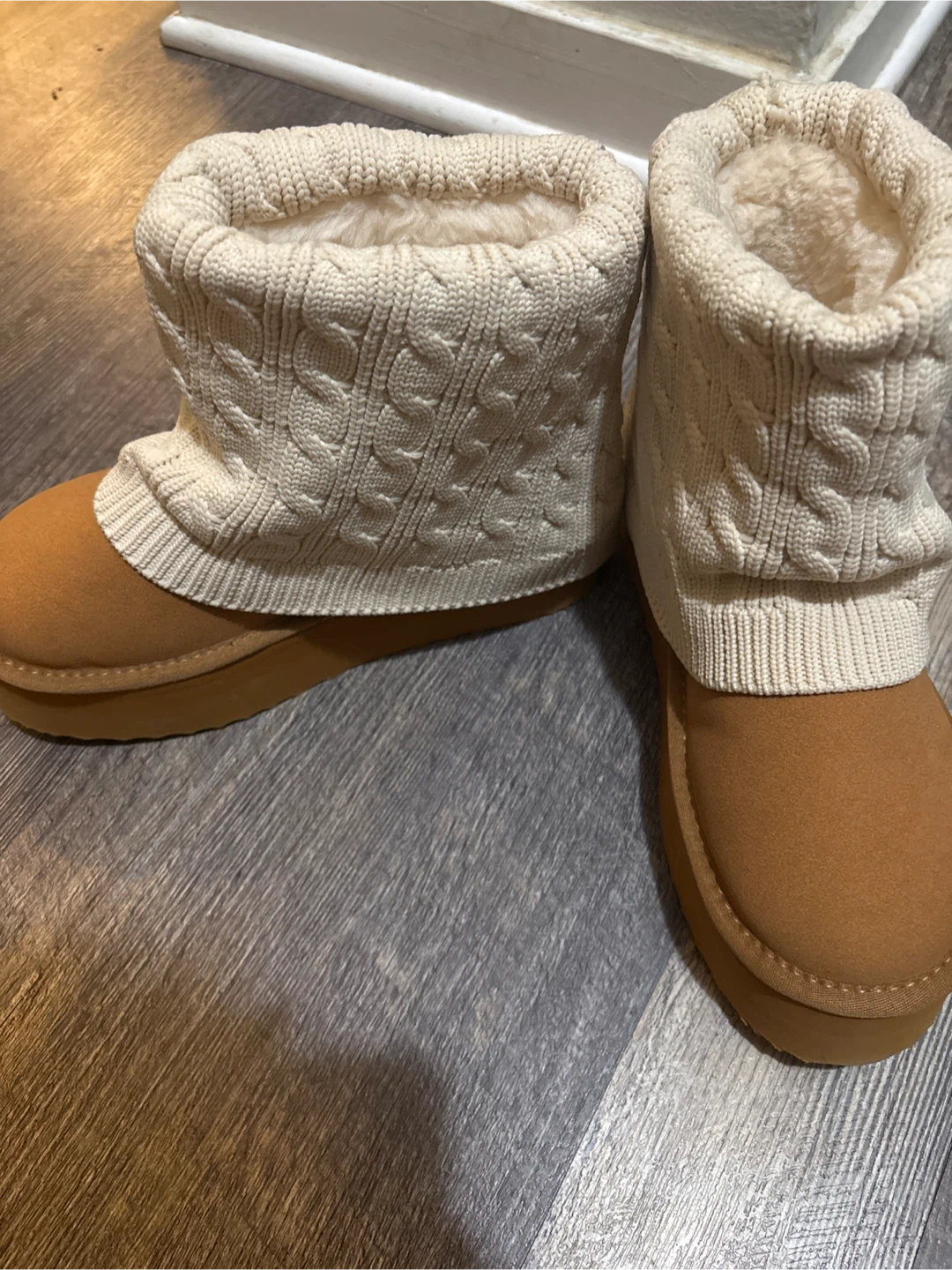 UGG Knit Cuff Boots - Size 7.5 - photo 2