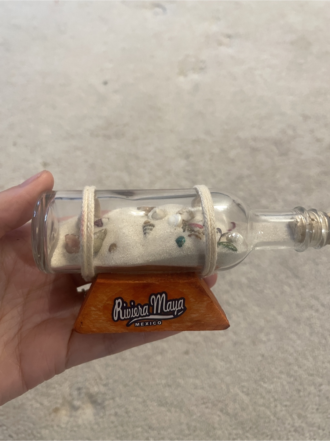Riviera Maya Sand Bottle Souvenir