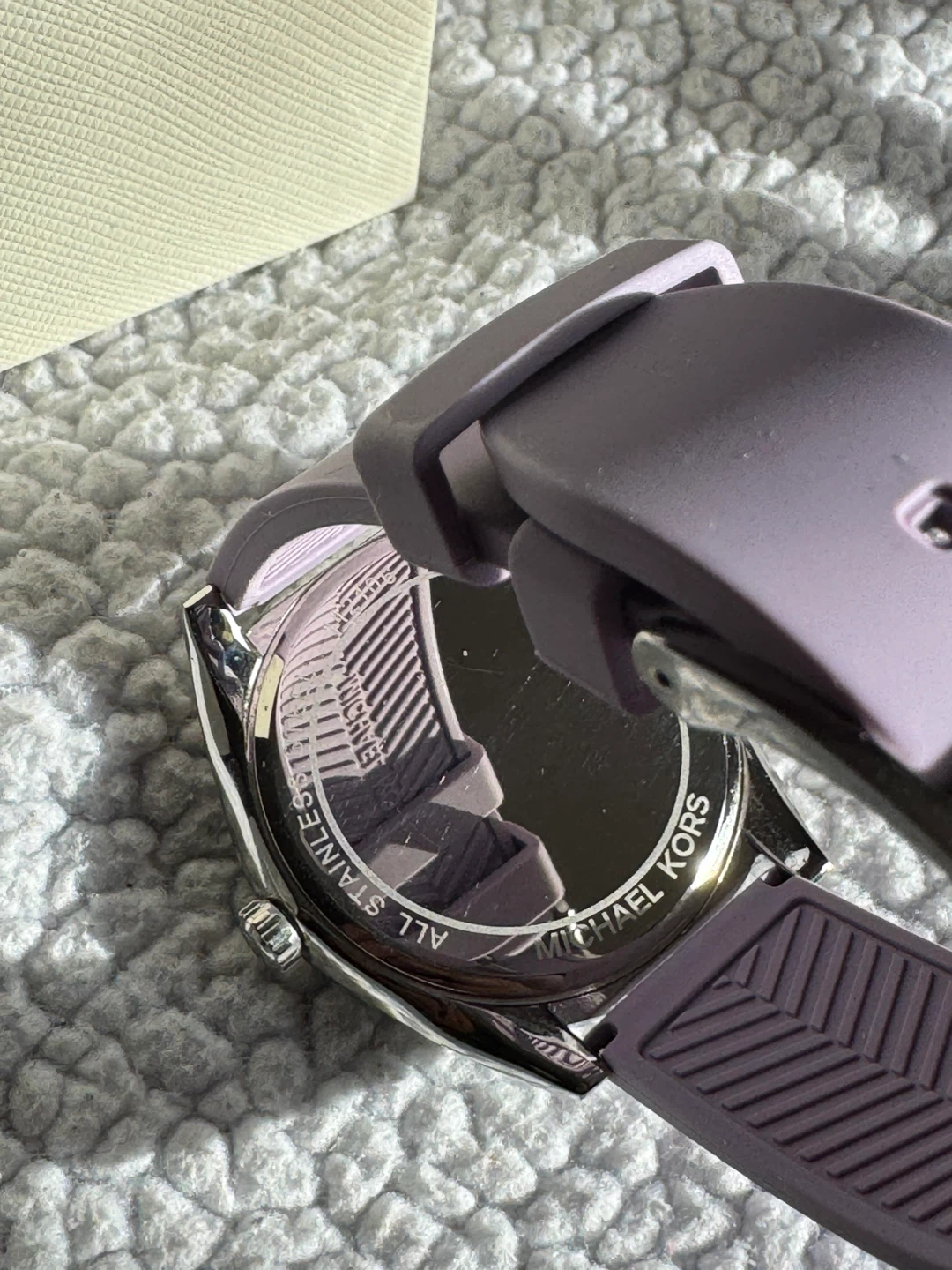 Michael Kors Janelle Purple Silicone Watch - photo 5