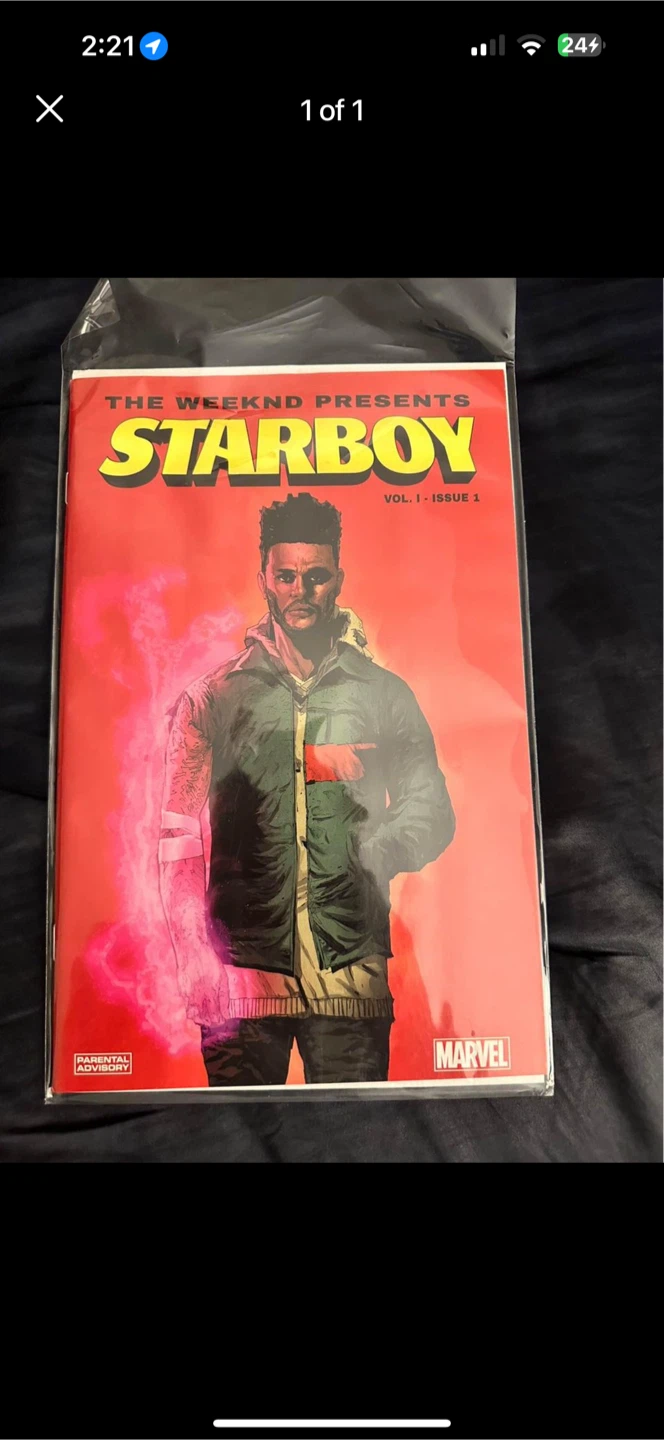 The Weeknd Presents Starboy Vol. I - Issue 1 Marvel Comic