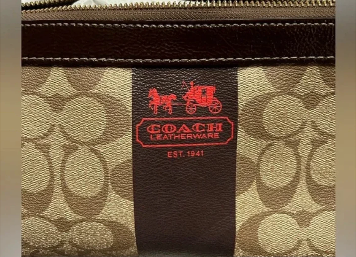 Coach Signature Demi Baguette - photo 2