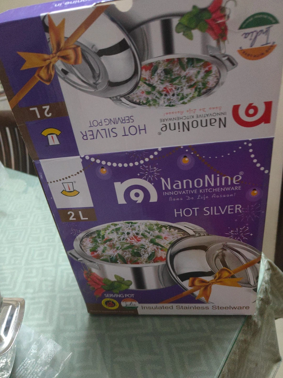 NanoNine Hot Silver Serving Pot - 2L