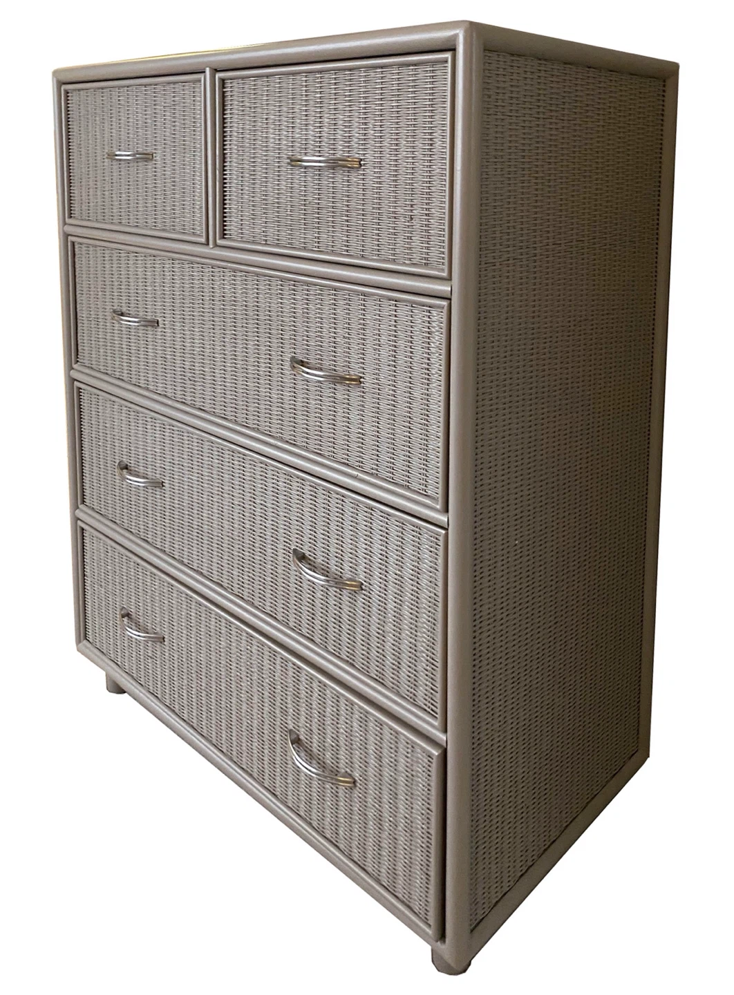 Wicker 5-Drawer Chest