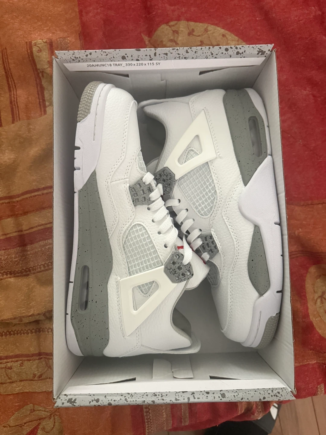 Nike Air Jordan 4 Retro - White/Grey