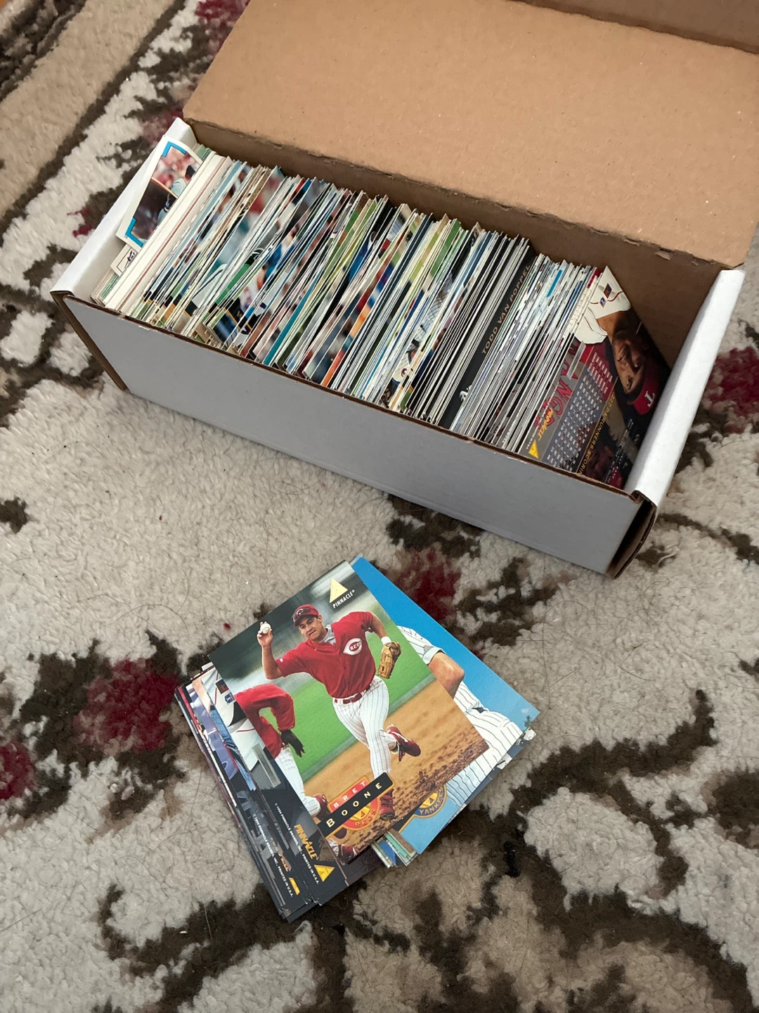 Box of Baseball Trading Cards
