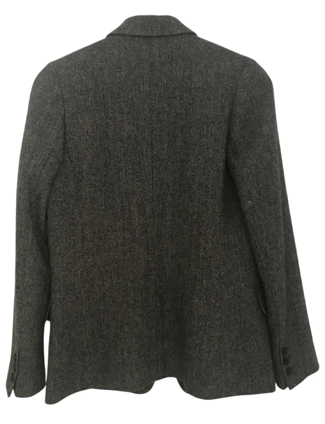 Uniqlo Women’s Gray Herringbone Wool Blend Blazer - photo 4