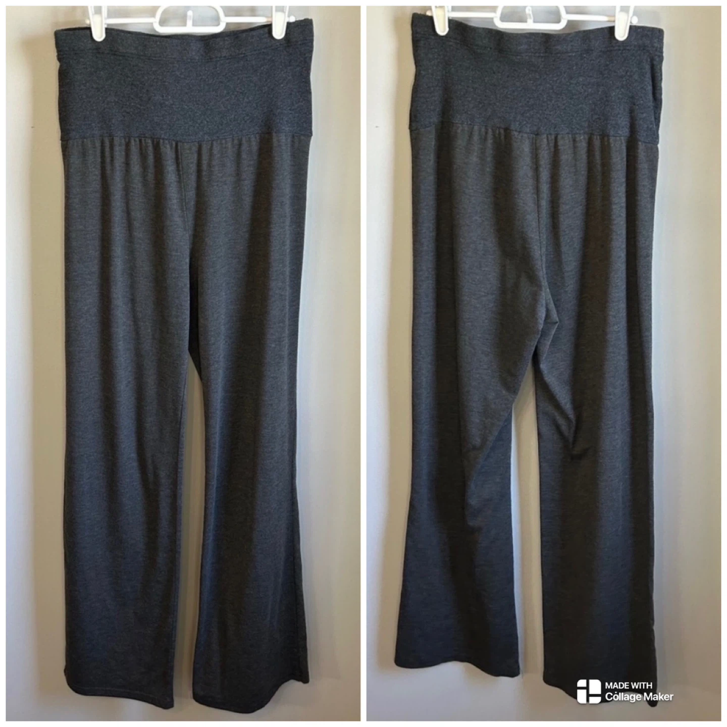 PatPat Wide Leg Maternity High Waist Over Bump Casual Pants Sz L - photo 2