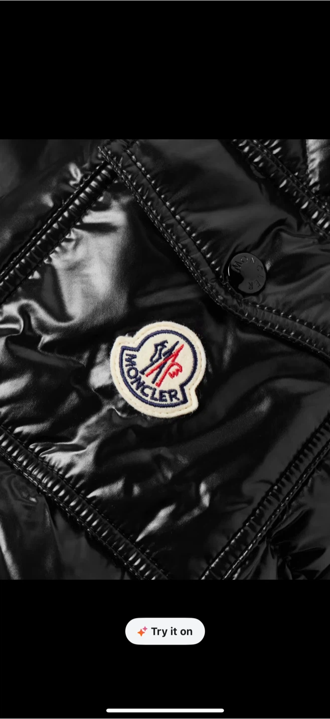 Moncler Black Padded Down Jacket - photo 2