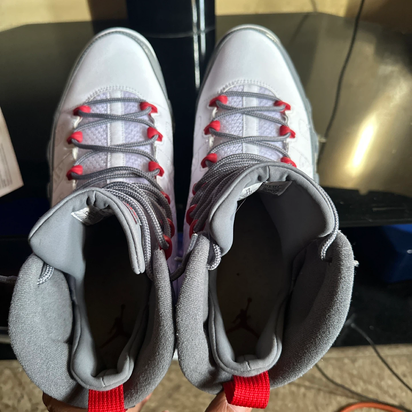 Nike Air Jordan 9 Retro White/Grey - photo 4