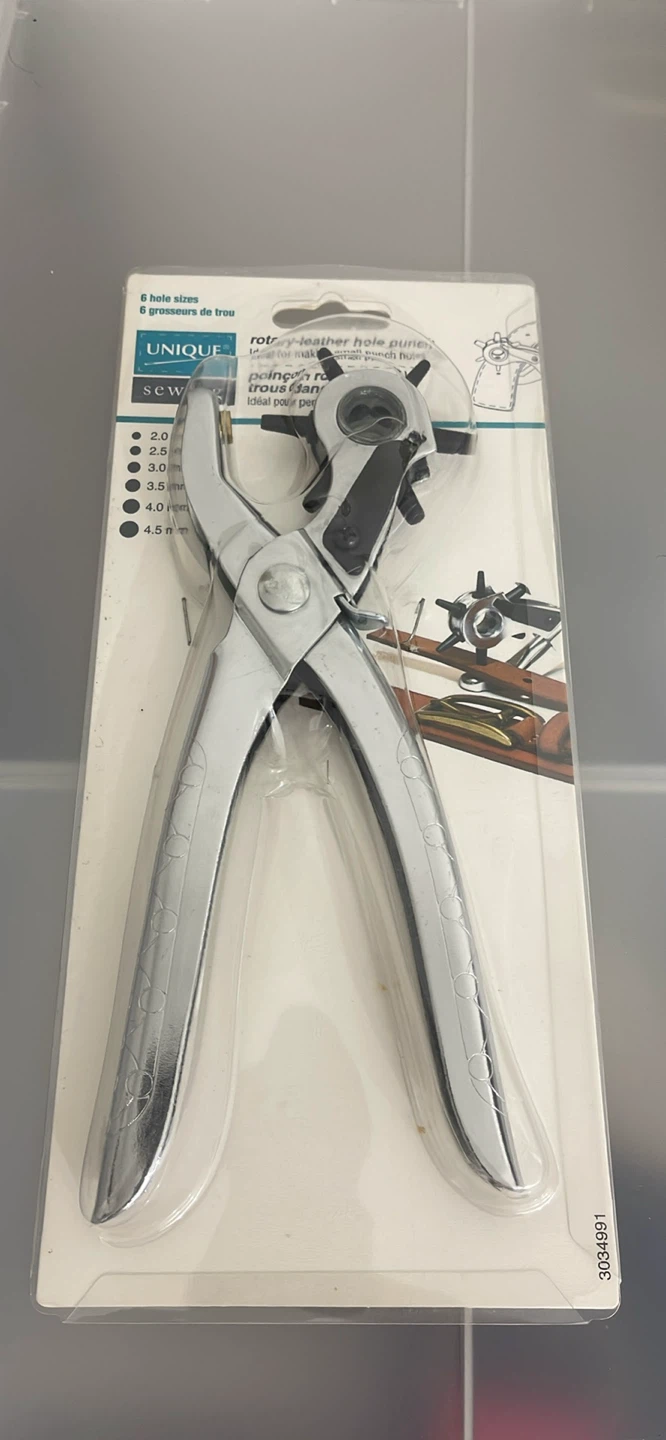 UNIQUE sew Rotary Leather Hole Punch - NEW!
