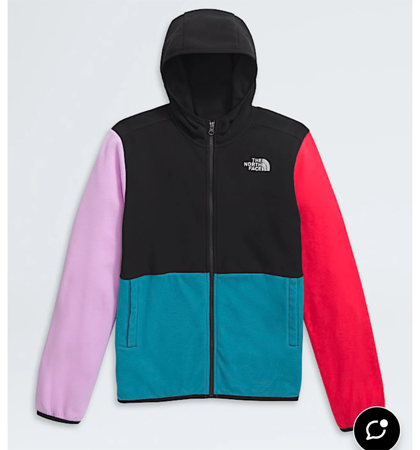 The North Face Colour Block Fleece Hoodie