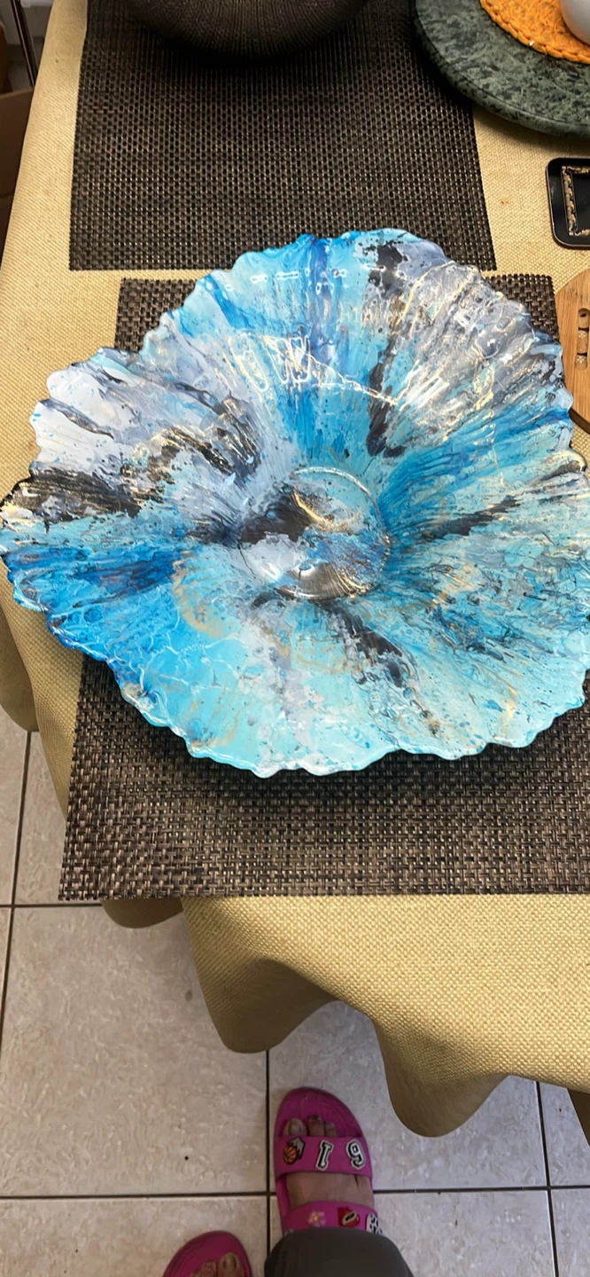 “❤️” Decorative Blue Glass Bowl