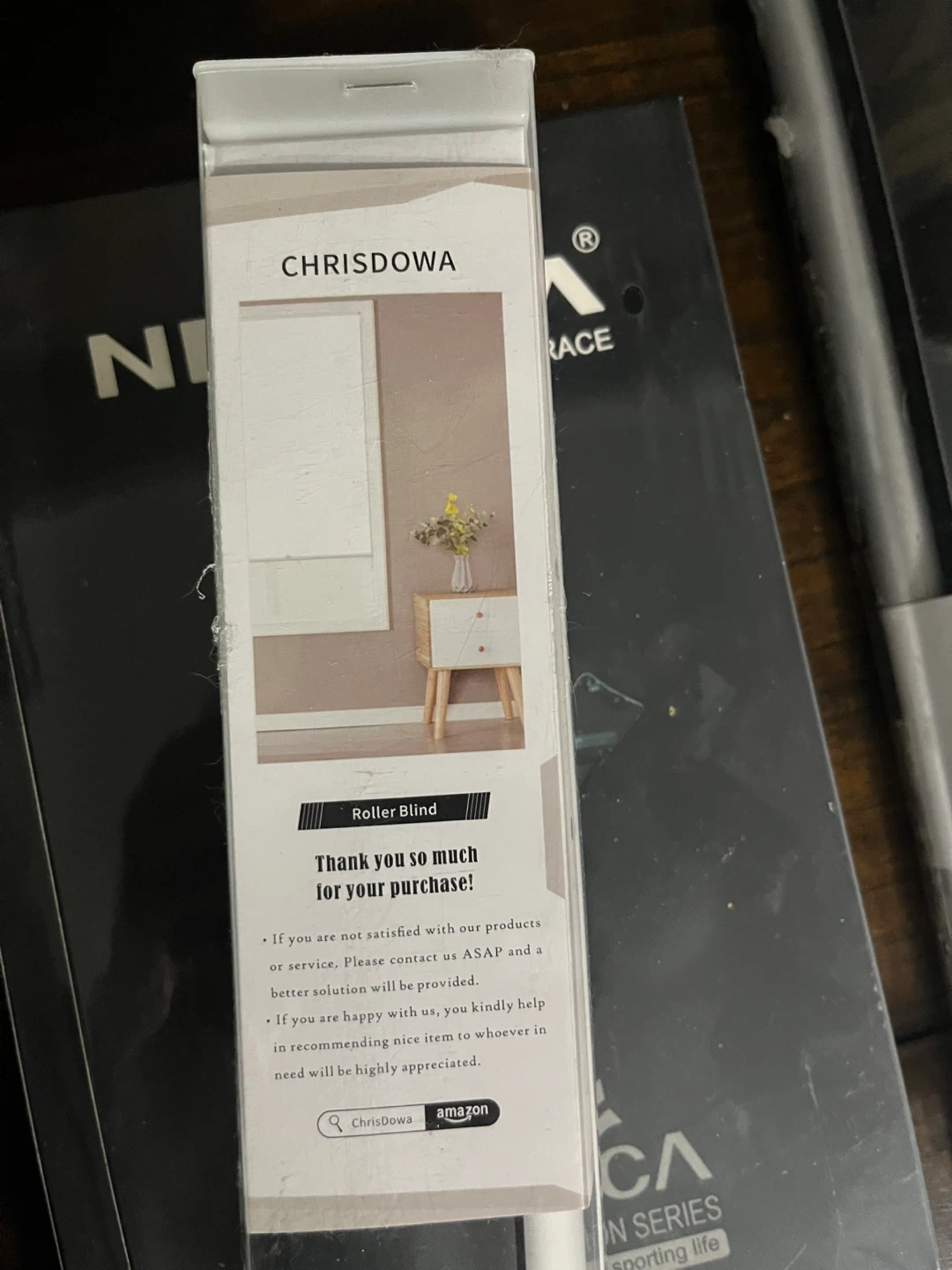 New ChrisDowa 100% Blackout Roller Blind 21"x72" - photo 2
