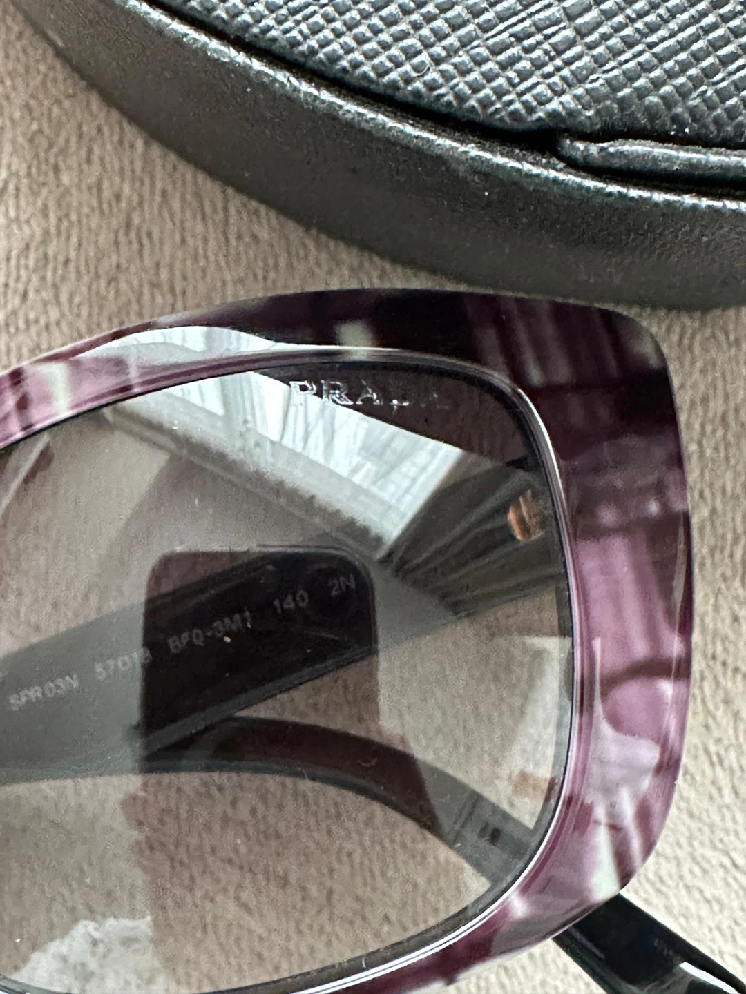 PRADA SPR03N Sunglasses in color BF36S1 Camo W Case - photo 4