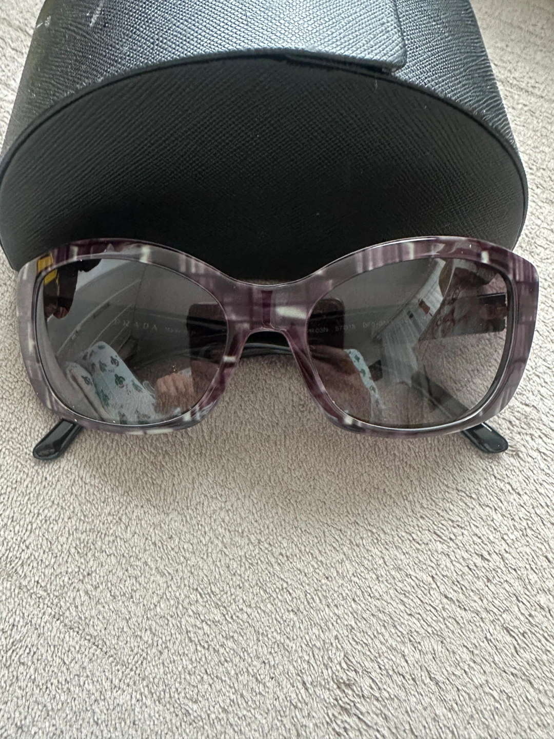 PRADA SPR03N Sunglasses in color BF36S1 Camo W Case