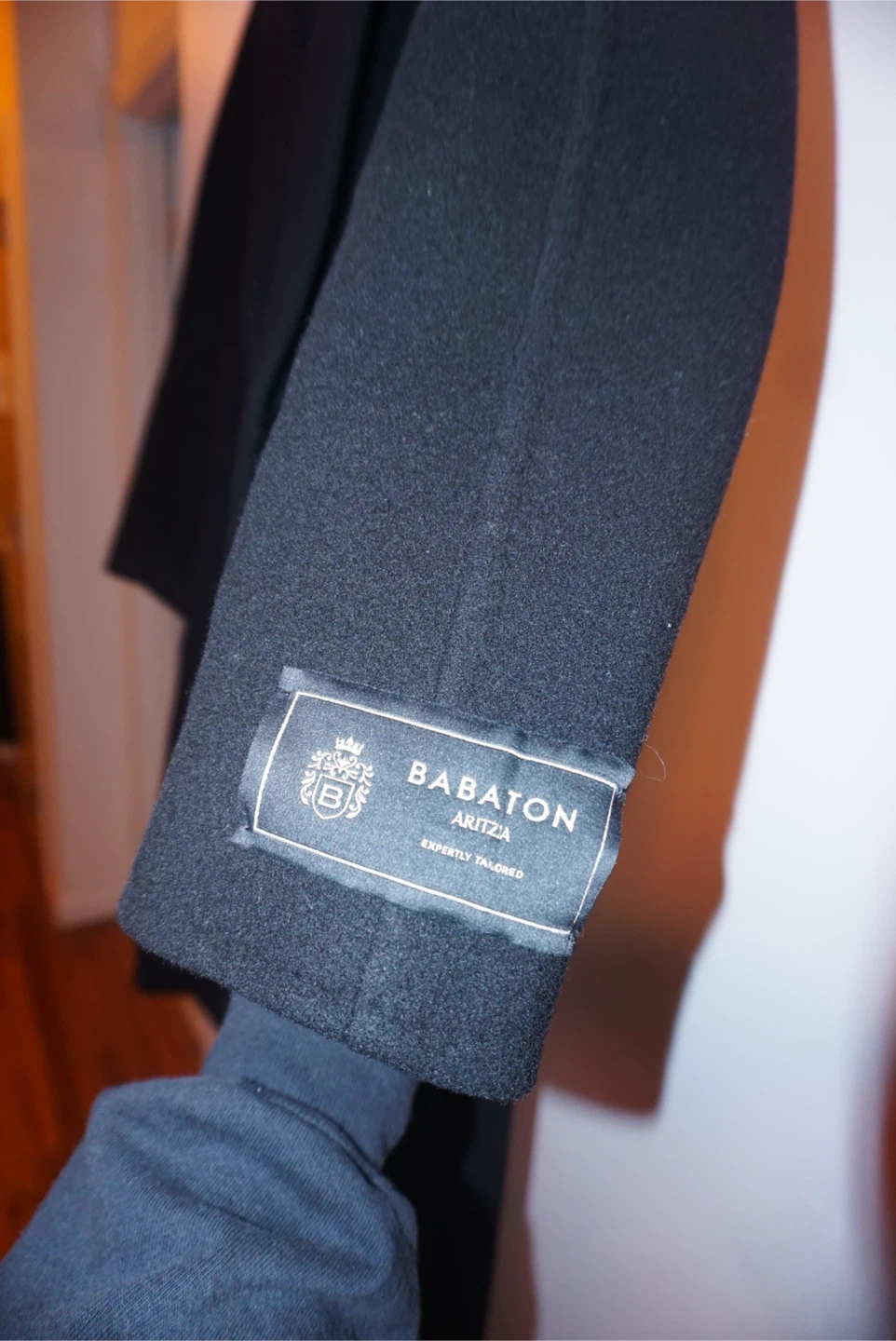 Aritzia Babaton Black Wool Coat - photo 4