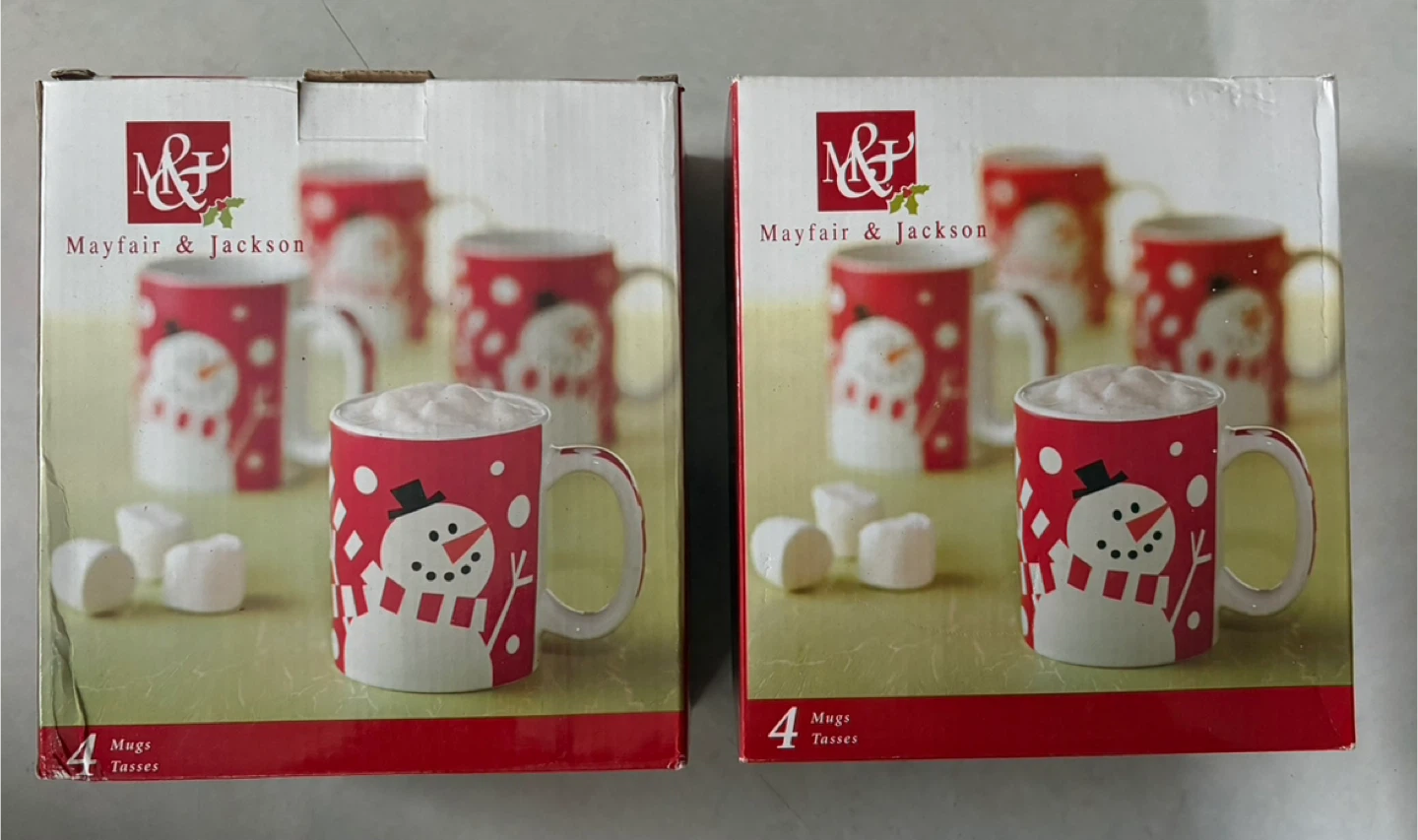 Stoneware mugs X 8