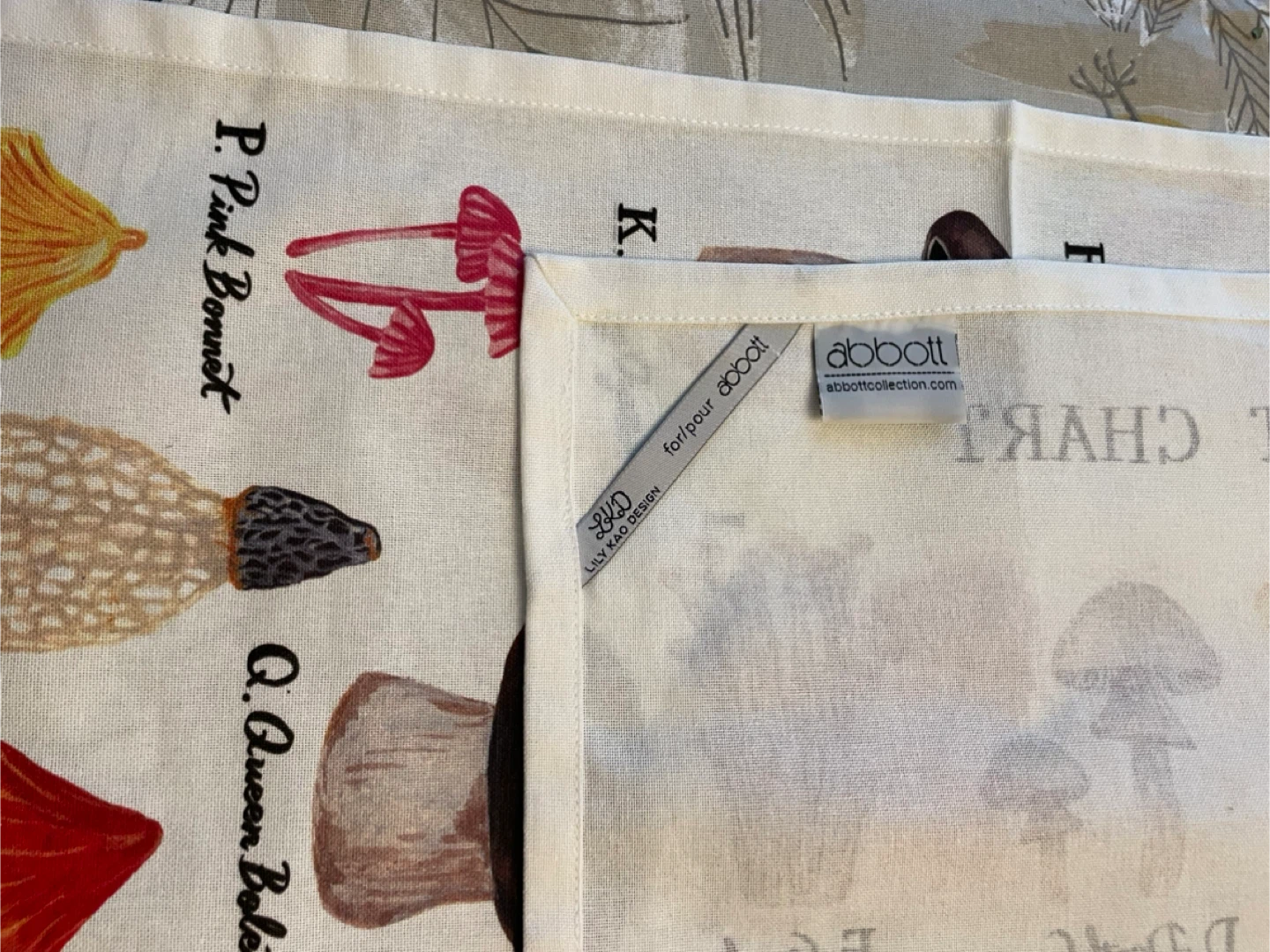 Abbott Funghi Alphabet Chart Tea Towel NEW - photo 4