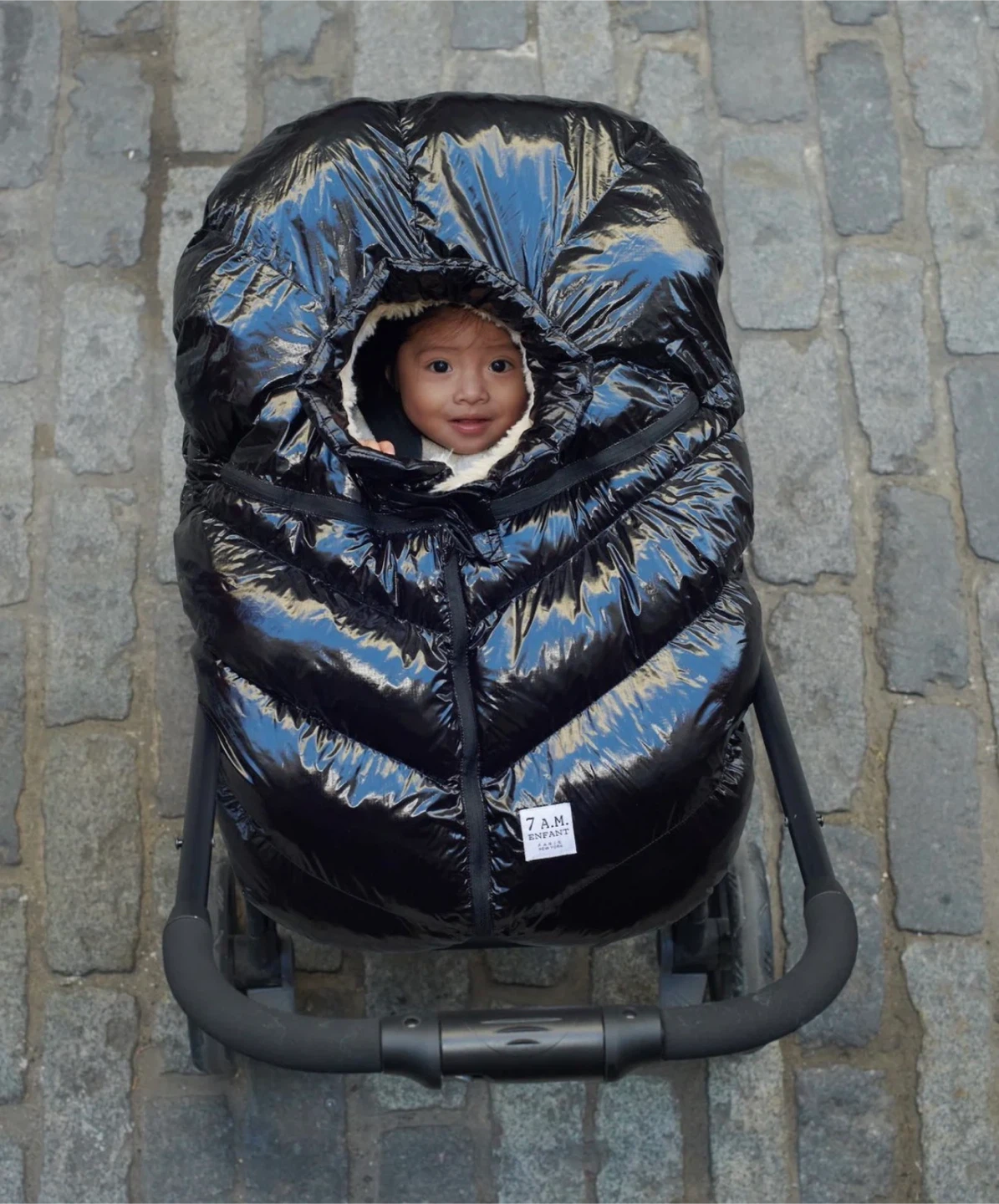 7 A.M. Enfant Black Stroller Footmuff