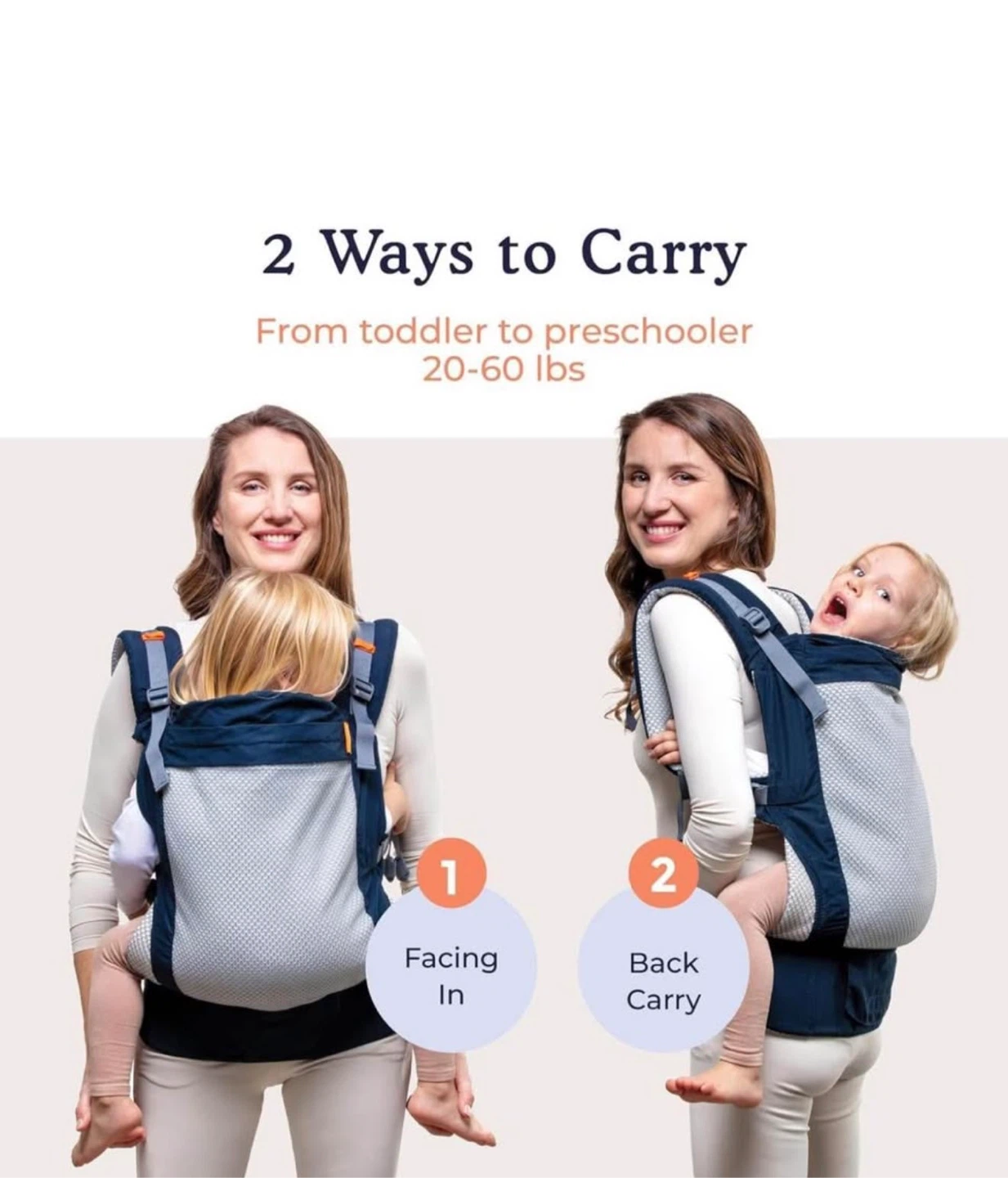 Beco Toddler Carrier - 20-60 lbs - photo 3