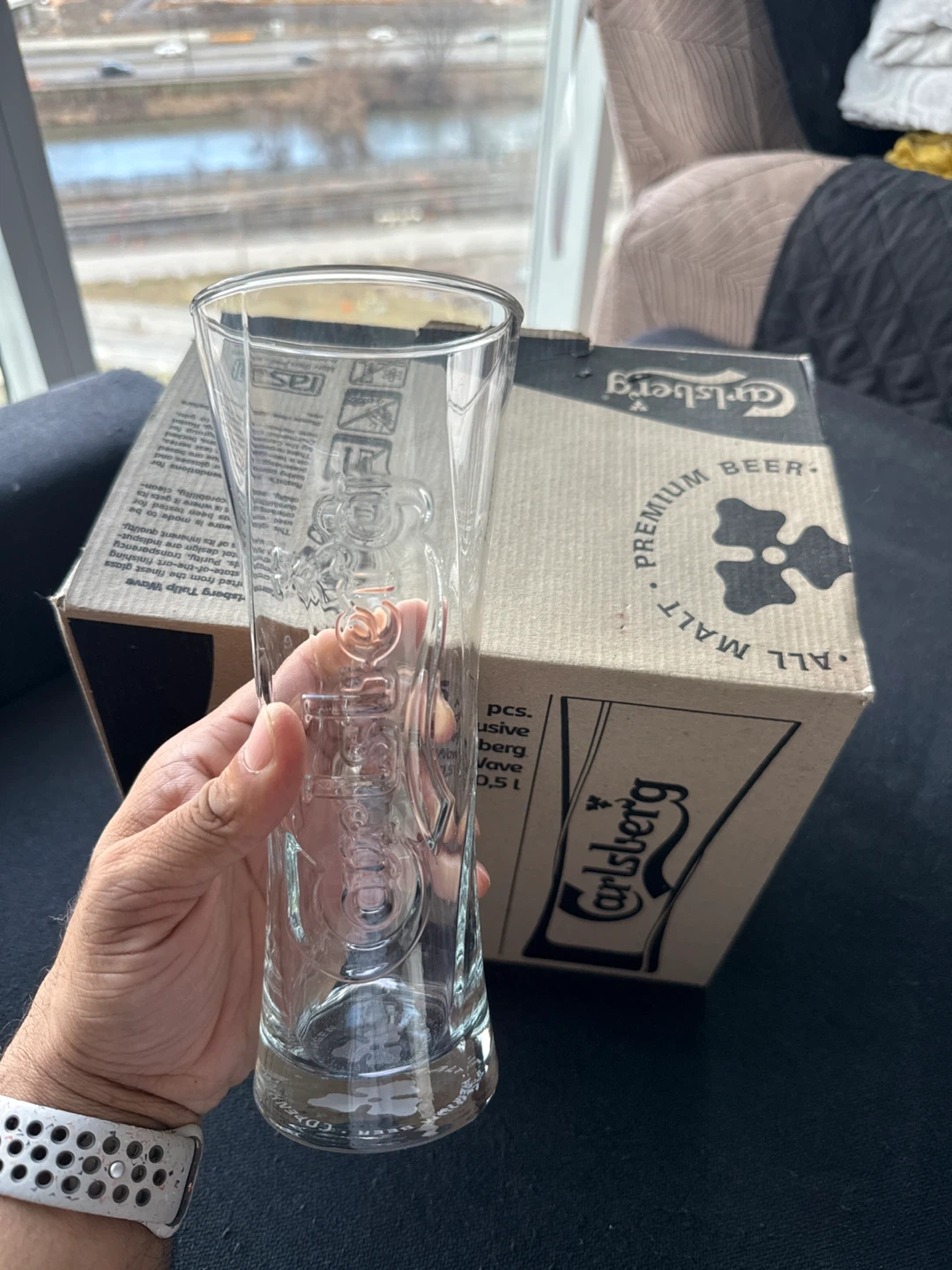 Carlsberg Tulip Wave Beer Glasses (6) - photo 2