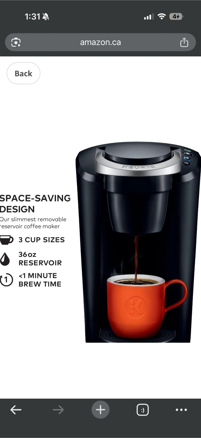 Keurig K-Slim Coffee Maker - Black - photo 3